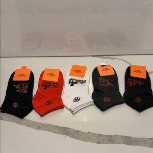 ✅ PRICE IS FIRM ✅ Fashion Casual Socks. SET OF 5.,